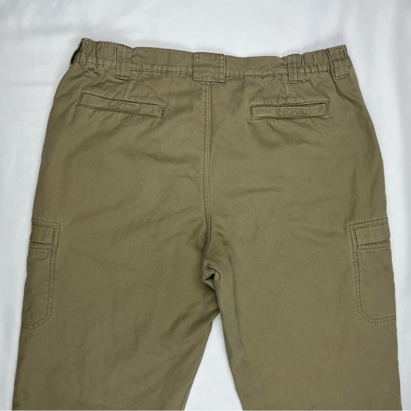 LL Bean Mens Fleece Lined Cargo Pants 38 x 30 Comfort Waist Straight Leg A6 - Picture 5 of 11
